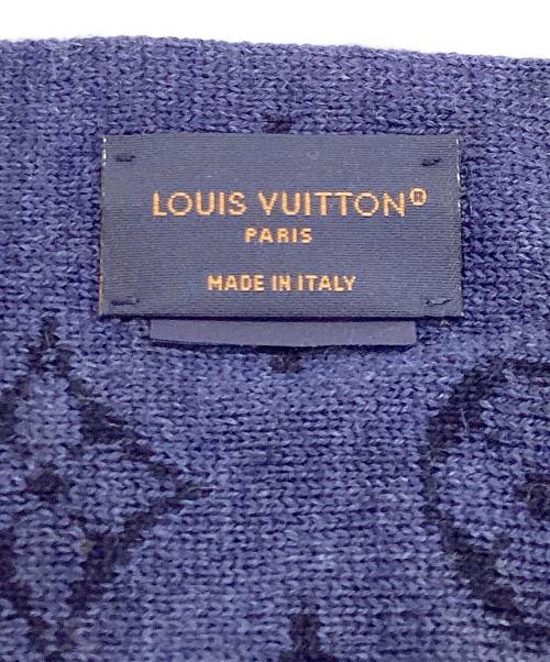 LOUIS VUITTON（ルイ ヴィトン）LOUIS VUITTON (ルイ ヴィトン) エシャルプ LV バーシティ ネイビーの古着・服飾アイテム