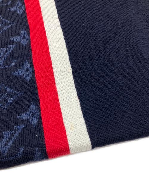 LOUIS VUITTON（ルイ ヴィトン）LOUIS VUITTON (ルイ ヴィトン) エシャルプ LV バーシティ ネイビーの古着・服飾アイテム