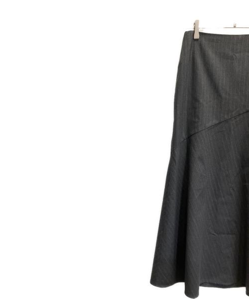 DRIES VAN NOTEN（ドリスヴァンノッテン）DRIES VAN NOTEN (ドリスヴァンノッテン) アシンメトリースカート グレー サイズ:34の古着・服飾アイテム