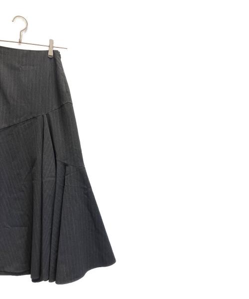 DRIES VAN NOTEN（ドリスヴァンノッテン）DRIES VAN NOTEN (ドリスヴァンノッテン) アシンメトリースカート グレー サイズ:34の古着・服飾アイテム