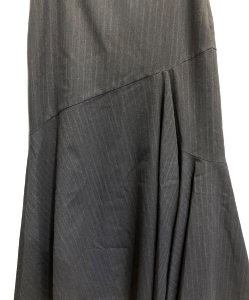 DRIES VAN NOTEN（ドリスヴァンノッテン）DRIES VAN NOTEN (ドリスヴァンノッテン) アシンメトリースカート グレー サイズ:34の古着・服飾アイテム
