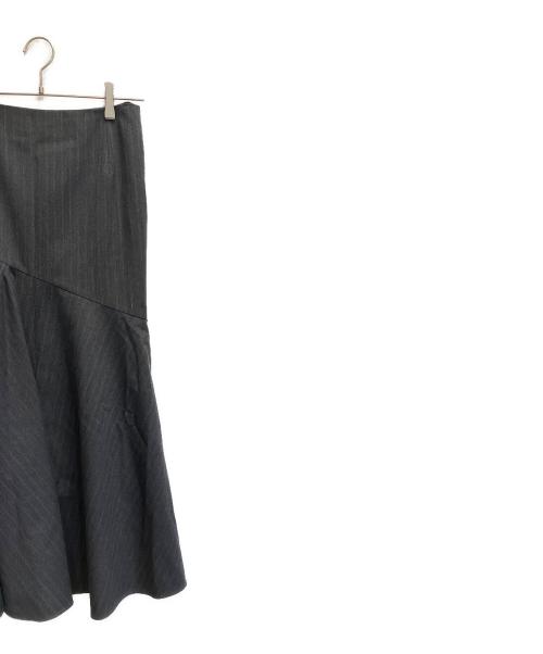 DRIES VAN NOTEN（ドリスヴァンノッテン）DRIES VAN NOTEN (ドリスヴァンノッテン) アシンメトリースカート グレー サイズ:34の古着・服飾アイテム