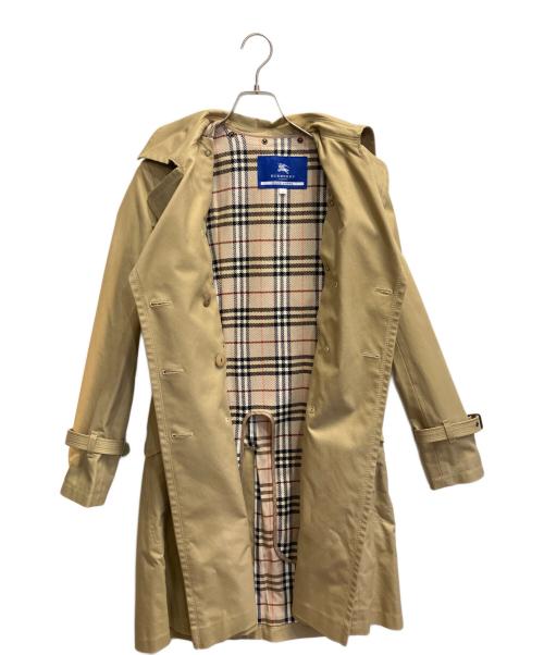 BURBERRY BLUE LABEL（バーバリー ブルー レーベル）BURBERRY BLUE LABEL (バーバリー ブルー レーベル) ライナー付トレンチコート ベージュ サイズ:40の古着・服飾アイテム