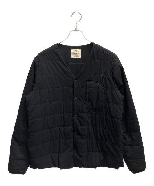 Snow peak（スノーピーク）Snow peak (スノーピーク) フレキシブル インシュレイテッドカーディガン ブラック サイズ:Lの古着・服飾アイテム