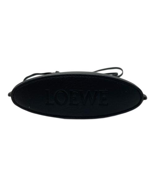 LOEWE（ロエベ）LOEWE (ロエベ) アナグラム ダイスポケット クラシックカーフ レザー ショルダーバッグ ブラックの古着・服飾アイテム