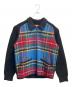 Supreme（シュプリーム）の古着「Plaid Front Zip Sweater」｜ブルー×ブラック×レッド