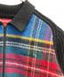 中古・古着 Supreme (シュプリーム) Plaid Front Zip Sweater ブルー×ブラック×レッド サイズ:L：28000円