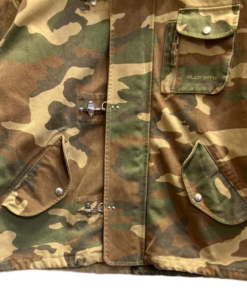 SUPREME（シュプリーム）Supreme (シュプリーム) Canvas Clip Jacket ベージュ×カーキ サイズ:XLの古着・服飾アイテム