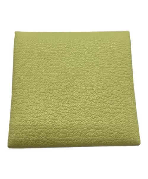 HERMES（エルメス）HERMES (エルメス) コインケース 黄緑の古着・服飾アイテム