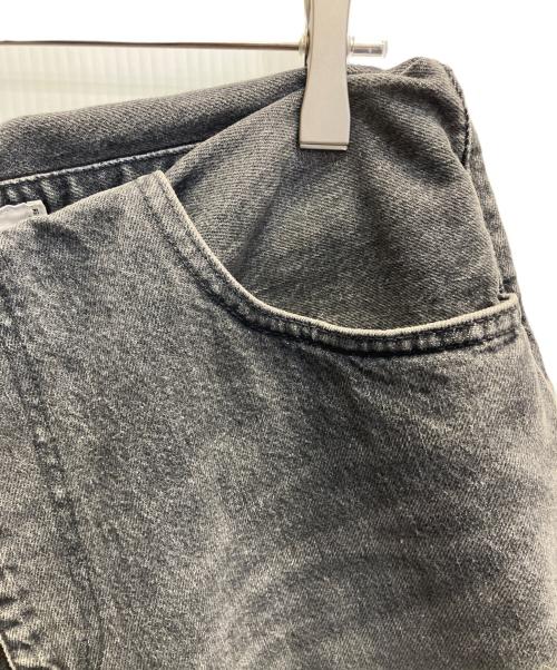 DAIRIKU（ダイリク）DAIRIKU (ダイリク) Skirt Docking Wide Denim Pants グレー サイズ:27（S）の古着・服飾アイテム