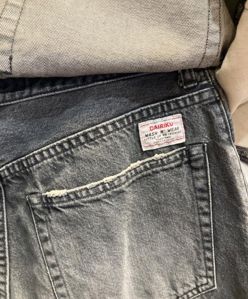 DAIRIKU（ダイリク）DAIRIKU (ダイリク) Skirt Docking Wide Denim Pants グレー サイズ:27（S）の古着・服飾アイテム