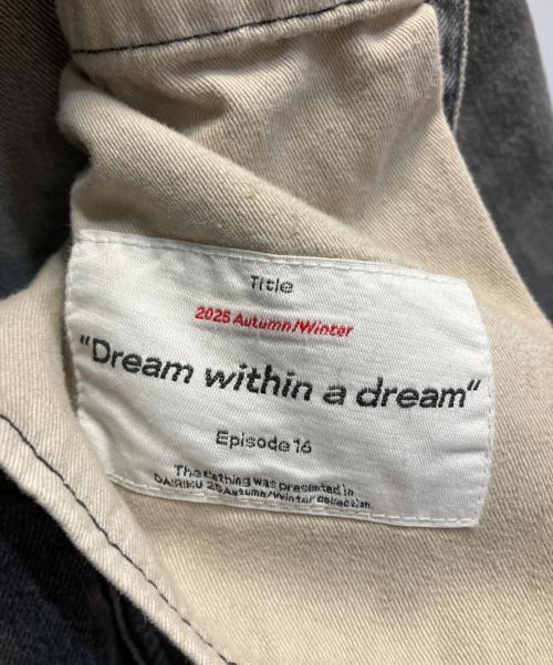 DAIRIKU（ダイリク）DAIRIKU (ダイリク) Skirt Docking Wide Denim Pants グレー サイズ:27（S）の古着・服飾アイテム