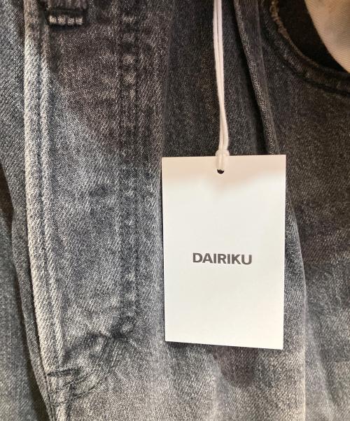 DAIRIKU（ダイリク）DAIRIKU (ダイリク) Skirt Docking Wide Denim Pants グレー サイズ:27（S）の古着・服飾アイテム