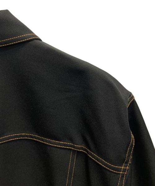 TENDER PERSON（テンダ―パーソン）TENDER PERSON (テンダ―パーソン) ANTIQUE KAMEO TRUCKER JACKET ブラック サイズ:2の古着・服飾アイテム