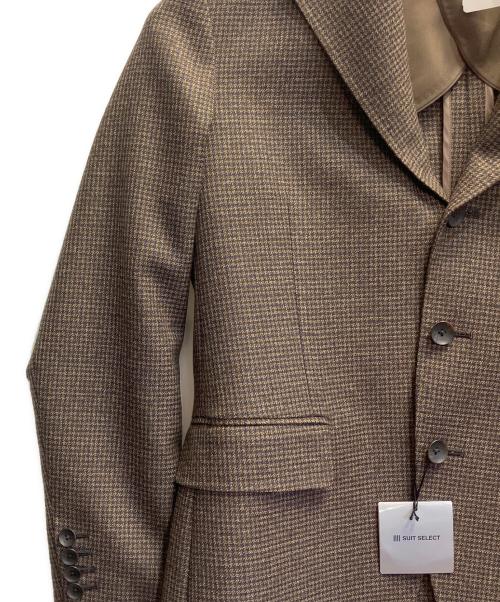 SUIT SELECT（スーツセレクト）SUIT SELECT (スーツセレクト) Marzotto (マルゾット) 3釦段返りMARZOTTO ブラウン サイズ:AB4の古着・服飾アイテム