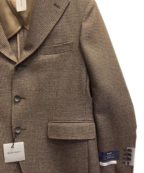 SUIT SELECT（スーツセレクト）SUIT SELECT (スーツセレクト) Marzotto (マルゾット) 3釦段返りMARZOTTO ブラウン サイズ:AB4の古着・服飾アイテム
