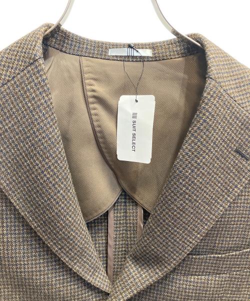 SUIT SELECT（スーツセレクト）SUIT SELECT (スーツセレクト) Marzotto (マルゾット) 3釦段返りMARZOTTO ブラウン サイズ:AB4の古着・服飾アイテム