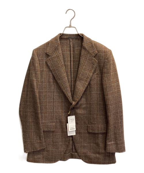 CARUSO（カルーゾ）CARUSO (カルーゾ) テーラードジャケット ブラウン サイズ:50の古着・服飾アイテム