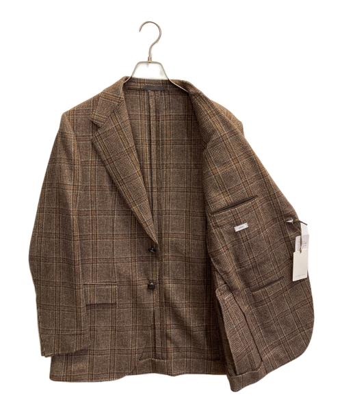 CARUSO（カルーゾ）CARUSO (カルーゾ) テーラードジャケット ブラウン サイズ:50の古着・服飾アイテム