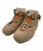NIKE×Travis Scottナイキ×トラヴィススコット）の古着「AIR JORDAN 6 RETRO SP BRITISH KHAKI」｜ベージュ
