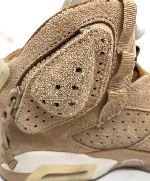 NIKE（ナイキ）NIKE (ナイキ) Travis Scott (トラヴィススコット)  Air Jordan 6 British Khaki ベージュ サイズ:26の古着・服飾アイテム