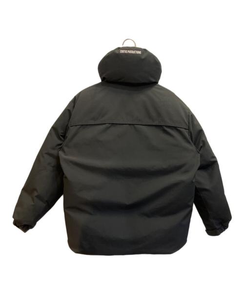 COOTIE PRODUCTIONS（クーティープロダクツ）COOTIE PRODUCTIONS (クーティープロダクツ) Weather Cloth Oversized Down Jacket ブラック サイズ:Sの古着・服飾アイテム