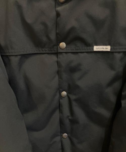 COOTIE PRODUCTIONS（クーティープロダクツ）COOTIE PRODUCTIONS (クーティープロダクツ) Weather Cloth Oversized Down Jacket ブラック サイズ:Sの古着・服飾アイテム