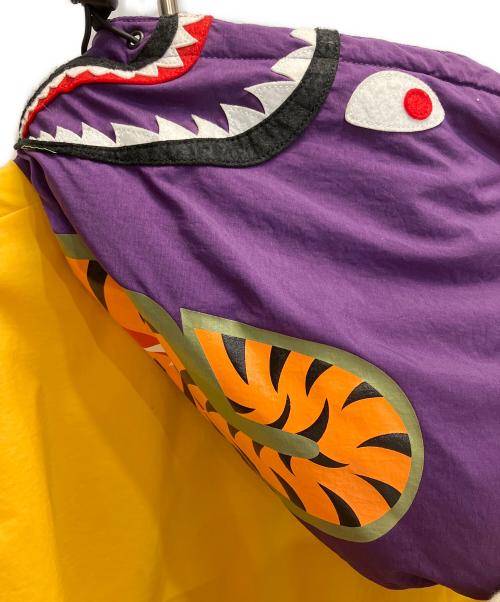 A BATHING APE（アベイシングエイプ）A BATHING APE (アベイシングエイプ) 中綿ジャケット パープル×イエロー サイズ:Sの古着・服飾アイテム