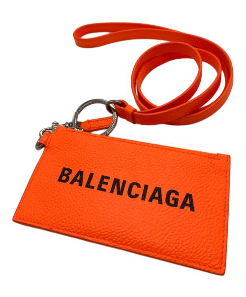 BALENCIAGA（バレンシアガ）BALENCIAGA (バレンシアガ) キャッシュキーリングカードケース オレンジの古着・服飾アイテム