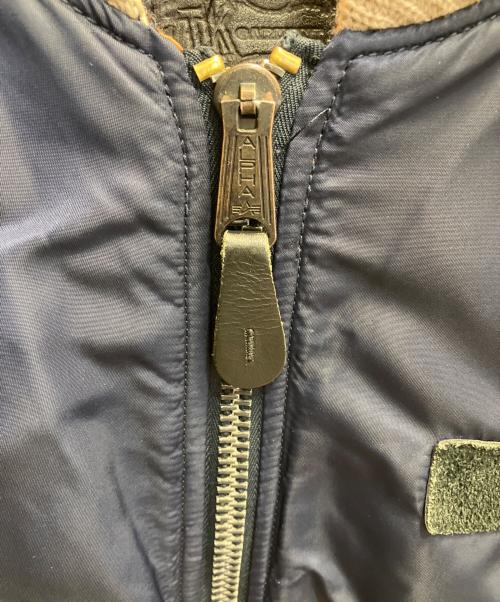 T.K GARMENT SUPPLY（ティーケーガーメントサプライ）T.K GARMENT SUPPLY (ティーケーガーメントサプライ) 切替ジャケット ネイビー サイズ:Lの古着・服飾アイテム