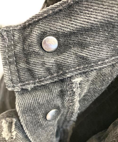 LEVI'S（リーバイス）LEVI'S (リーバイス) 後染めブラックデニム ブラック サイズ:W32×L30の古着・服飾アイテム