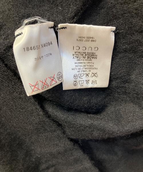 GUCCI（グッチ）GUCCI (グッチ) カシミヤニット ブラック サイズ:XXSの古着・服飾アイテム