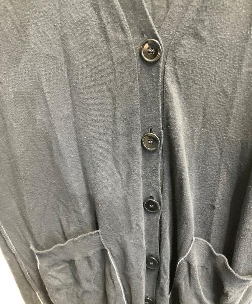 MM6 Maison Margiela（エムエムシックスメゾンマルジェラ）MM6 Maison Margiela (エムエムシックスメゾンマルジェラ) 薄手カーディガン ブラック サイズ:XSの古着・服飾アイテム