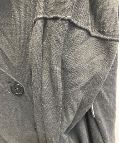 MM6 Maison Margiela（エムエムシックスメゾンマルジェラ）MM6 Maison Margiela (エムエムシックスメゾンマルジェラ) 薄手カーディガン ブラック サイズ:XSの古着・服飾アイテム