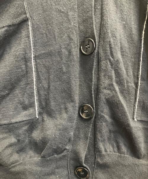 MM6 Maison Margiela（エムエムシックスメゾンマルジェラ）MM6 Maison Margiela (エムエムシックスメゾンマルジェラ) 薄手カーディガン ブラック サイズ:XSの古着・服飾アイテム