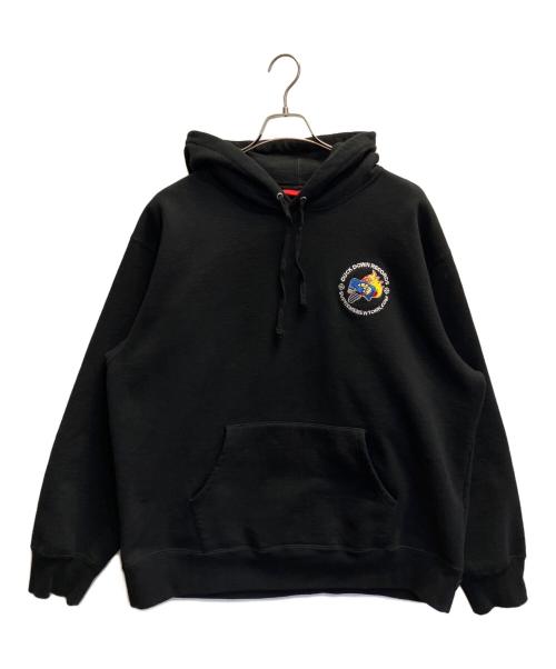 SUPREME（シュプリーム）SUPREME (シュプリーム) Duck Down Records (ダックダウンレコード) プルオーバーパーカー ブラック サイズ:XLの古着・服飾アイテム
