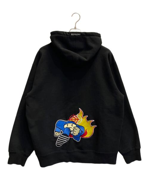 SUPREME（シュプリーム）SUPREME (シュプリーム) Duck Down Records (ダックダウンレコード) プルオーバーパーカー ブラック サイズ:XLの古着・服飾アイテム