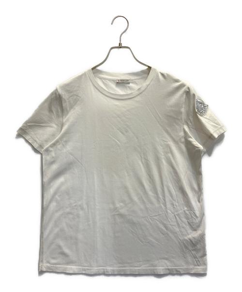 MONCLER（モンクレール）MONCLER (モンクレール) T-SHIRT GIROCOLLO ホワイト サイズ:Mの古着・服飾アイテム