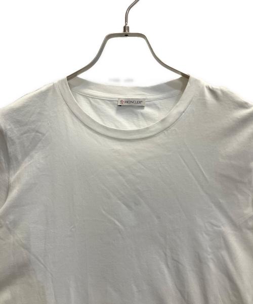 MONCLER（モンクレール）MONCLER (モンクレール) T-SHIRT GIROCOLLO ホワイト サイズ:Mの古着・服飾アイテム