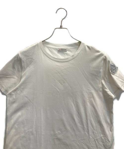 MONCLER（モンクレール）MONCLER (モンクレール) T-SHIRT GIROCOLLO ホワイト サイズ:Mの古着・服飾アイテム
