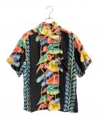 Sun Surfサンサーフ）の古着「アロハシャツ」｜ブラック