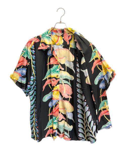 Sun Surf（サンサーフ）Sun Surf (サンサーフ) アロハシャツ ブラック サイズ:Lの古着・服飾アイテム