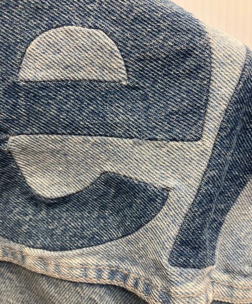 SUPREME（シュプリーム）SUPREME (シュプリーム) Inset Logo Denim Trucker Jacket ブルー サイズ:Lの古着・服飾アイテム