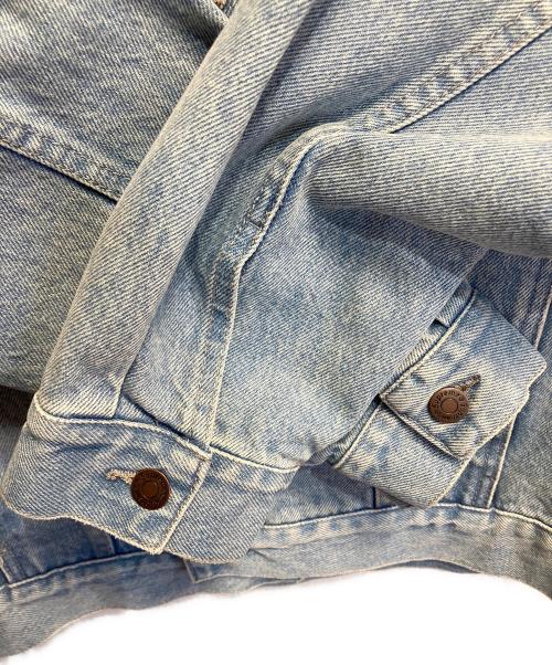 SUPREME（シュプリーム）SUPREME (シュプリーム) Inset Logo Denim Trucker Jacket ブルー サイズ:Lの古着・服飾アイテム
