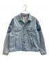 SUPREME（シュプリーム）の古着「Inset Logo Denim Trucker Jacket」｜ブルー