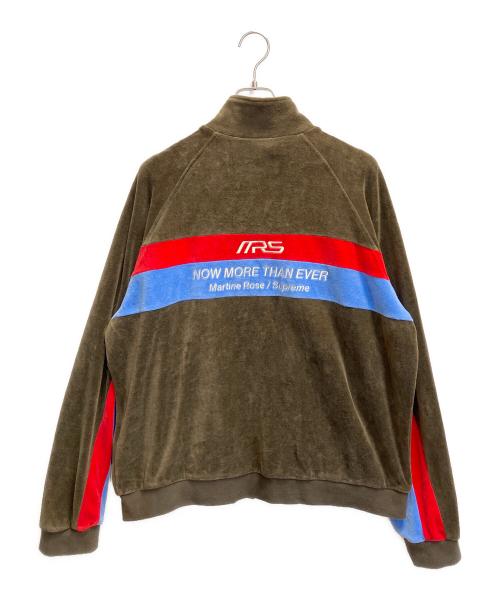 SUPREME（シュプリーム）SUPREME (シュプリーム) MARTINE ROSE (マーティン・ローズ) Velour Track Jacket ブラウン サイズ:XLの古着・服飾アイテム