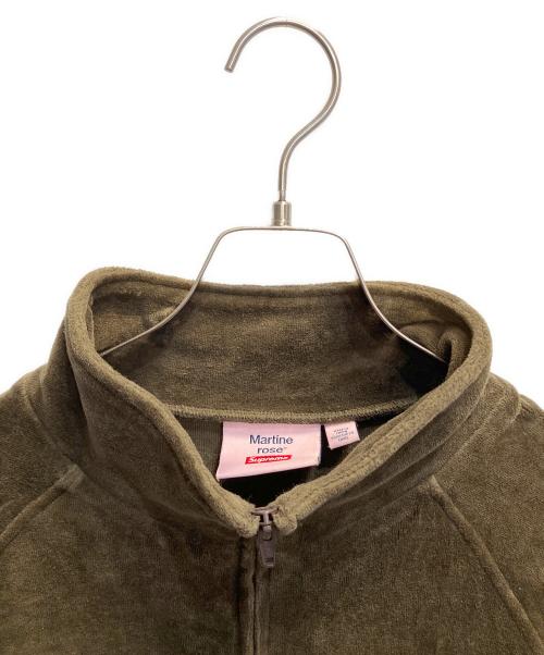 SUPREME（シュプリーム）SUPREME (シュプリーム) MARTINE ROSE (マーティン・ローズ) Velour Track Jacket ブラウン サイズ:XLの古着・服飾アイテム