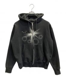 XOGUL（ソグル）の古着「Eyeleted logo Hoodie」｜ブラック