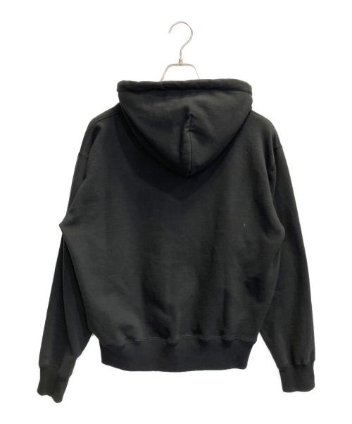 XOGUL（ソグル）XOGUL (ソグル) Eyeleted logo Hoodie ブラック サイズ:Mの古着・服飾アイテム