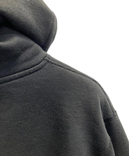 XOGUL（ソグル）XOGUL (ソグル) Eyeleted logo Hoodie ブラック サイズ:Mの古着・服飾アイテム